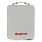 RADWIN 2000 D-Plus Series ODU Connectorized for External Antenna (2x N-type), supporting frequency bands at 5.xGHz up to 750Mbps net aggregate throughput, factory default 5.8GHz FCC